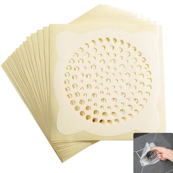 Drain Seal, Hair Drainer, Net, Hair Catcher, Disposable Filter, Drainage Outlet Prevention, Hair Catcher, For Bath, Drainage, Garbage Receptor, Kitchen, Draining Hygienic, Just Stick, Shower Waste