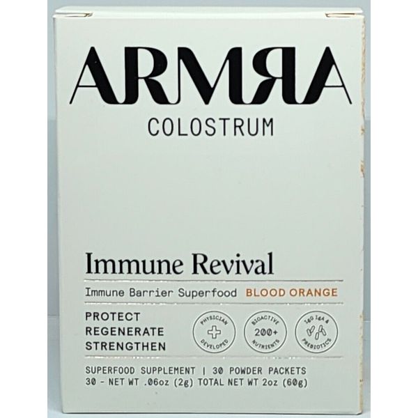 ARMRA Colostrum Superfood Grass-Fed Immune Fitness Brain Benefits Blood Orange