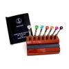 Oak Screwdriver stand 8pc set Watchmaker Hobby Jeweler tool Sharpening Stone usa