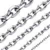 Silver Link Chain for Men Steel Chain Necklace for Men