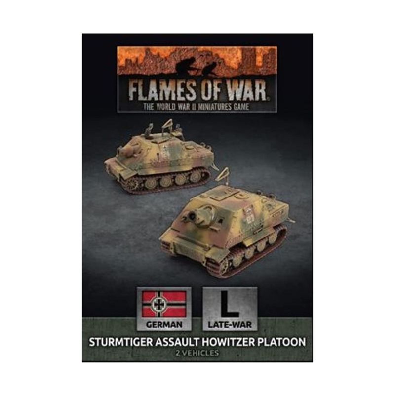 RARE! FLAMES OF WAR : STURMTIGER neuf, mais pas sous plastique