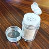 Powder Case Refill Bottles Set of 6 Perforated Clear Portion Bottle Powder Bottle Nail Powder Glitter Container Small Portion Container Portable
