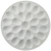 HIC Kitchen Deviled Egg Dish, Fine White Porcelain, 9-Inch