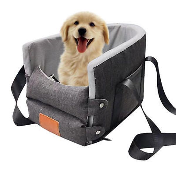 Dog Booster Seat Pet Cat Car Seat Puppy Console SUV Secure Safety Travel Seat