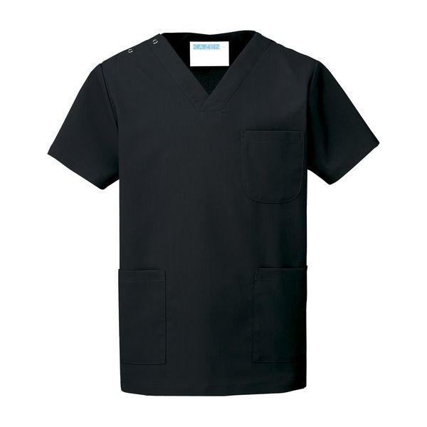 Medical Uniform Surgical Gown Scrub (Unisex) KAZEN Black Size: L 133-99