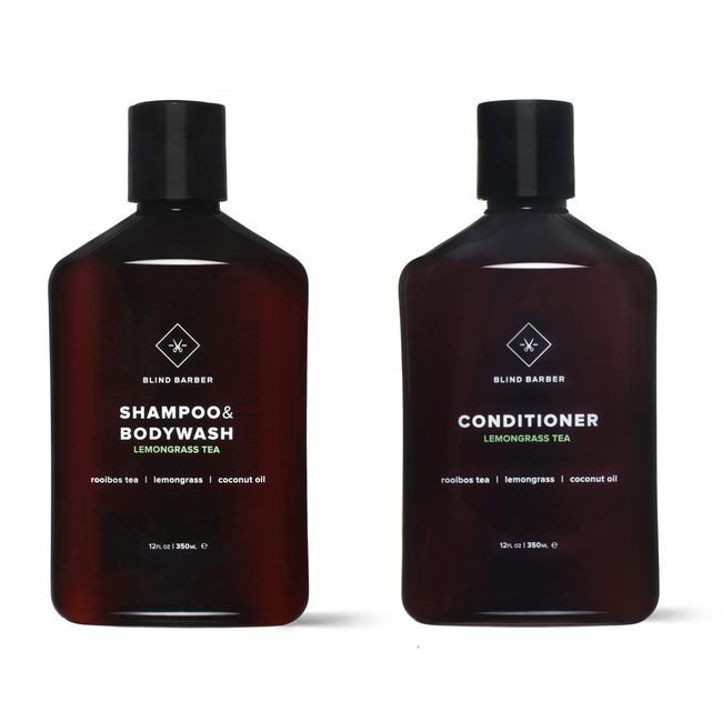 Blind Barber Shampoo & Conditioner Duo Pack, Lemongrass Tea