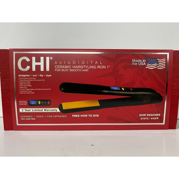 CHI FLAT IRON  Auto Digital Ceramic Ionic Far Infrared  100% lead Free USA NEW❤️
