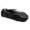 Generisch Modellauto kompatibel mit Lamborghini Sesto Elemento ca. 1:38 schwarz/matt