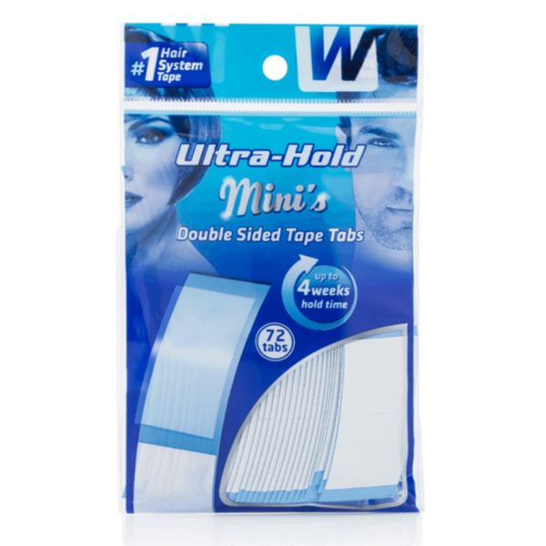 Walker’s Ultra- Hold Mini’s Wig double sided extra strong Adhesive Tape 72 Tabs Wig glue lace front and sticky tape Tape for Hair extensions, Lace front wig, and Wig Strips