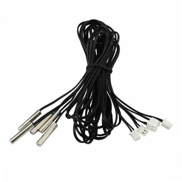 SOLUSTRE 5st Pt1000 Temperatursensor Thermistor Wärmesensoren Temperaturwandler Temperatursensorsonde Wasserdicht Sender 10k