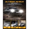 AUXBEAM 9006 HB4 LED Headlight Bulbs Conversion Kit Low Beam Super White+CANBUS