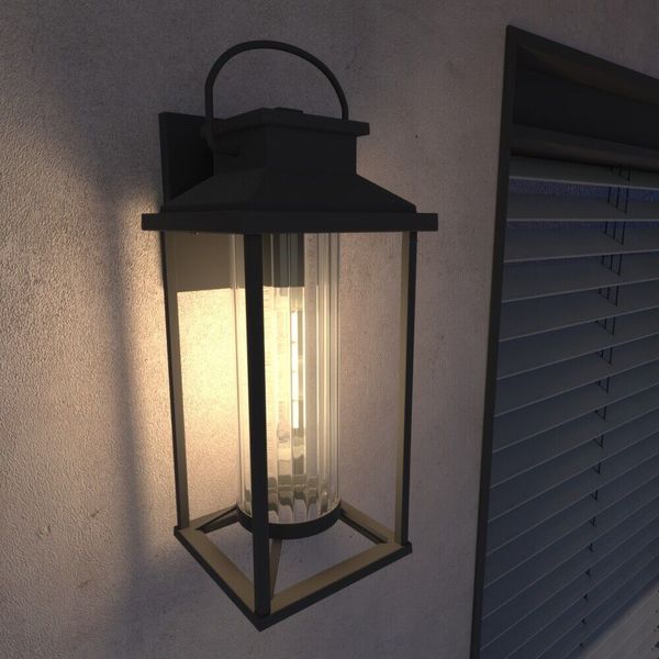 Set of 2 Outdoor Porch Lights Lighting Fixtures Wall Mount Wall Sconce Lantern