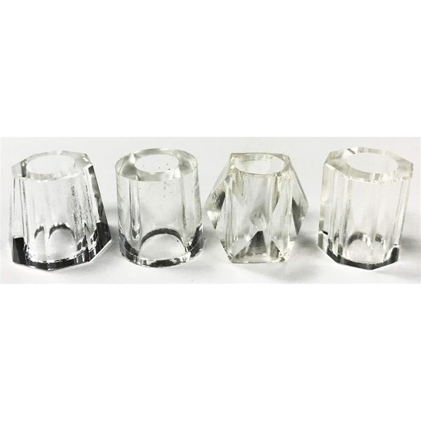 Eclipse Crystal Design Glass Cigarette Snuffer, 4ct, Assorted Styles, BUTT13-4