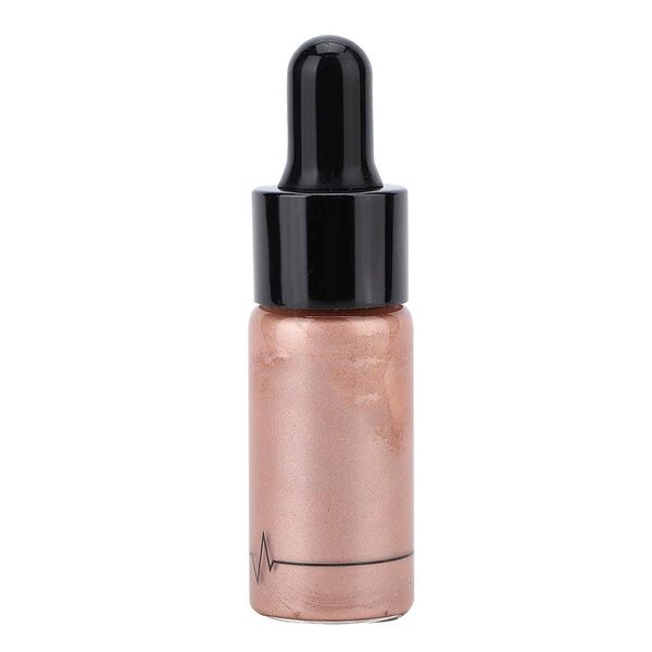 Liquid Highlighter, 10g Creamy Glossy Highlighter Face Lip Brightening Illuminating Contour Makeup(03#SUNLIGHT)