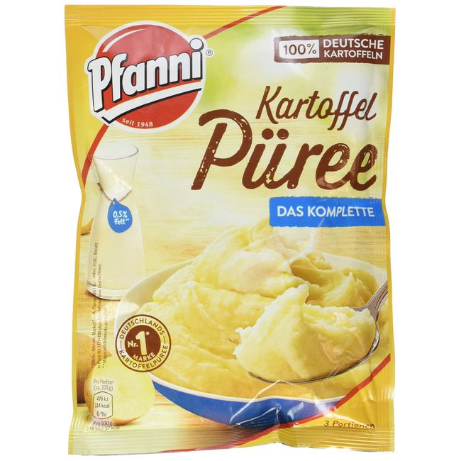 Pfanni Kartoffelpüree Das Komplette mit entrahmter Milch, 3 Portionen, 94.5 g (1er Pack)