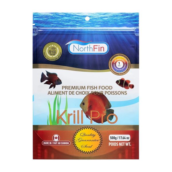 Northfin Fish Food Krill Formula Slow Sinking Pellets (1mm 1kg)