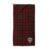 L&S Prints Tartan - Traditional Red - Golf Towel