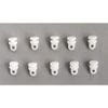 Okazaki Curtain Rail Runner, Pack of 10, Polyethylene