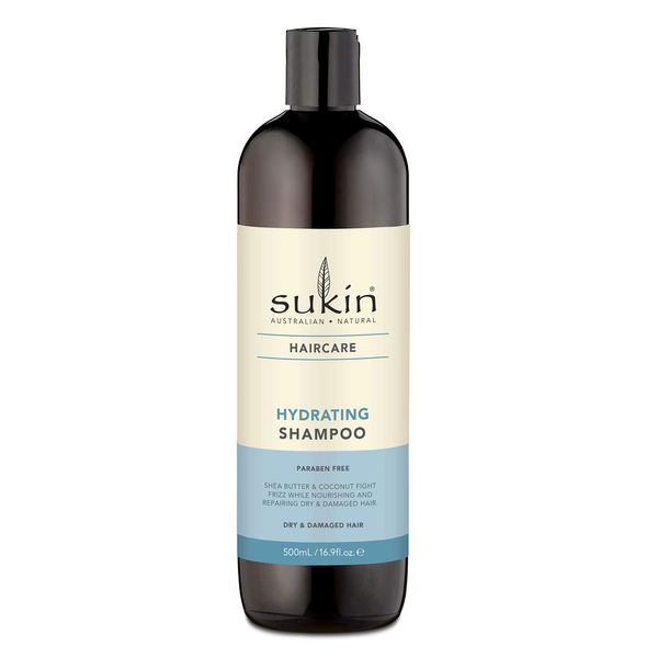 Sukin Hydrating Shampoo, Dry & Damaged Hair, 16.9 Fl Oz