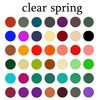 CafePress Color Analysis Card Clear Spring Folded Greeting Card Matte