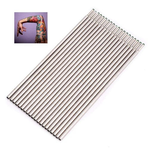 Temporary Tattoo Marker, 20 Pieces/Box Tattoo Skin Marker Pen Cores, Refill Accessories for Microblading Marking Pen, Professional Body Art Pens and Eyeliner (Purple)