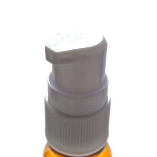 Aroma Light Filtering Bottle, 0.3 fl oz (10 ml), Amber, Pump: White, Set of 5