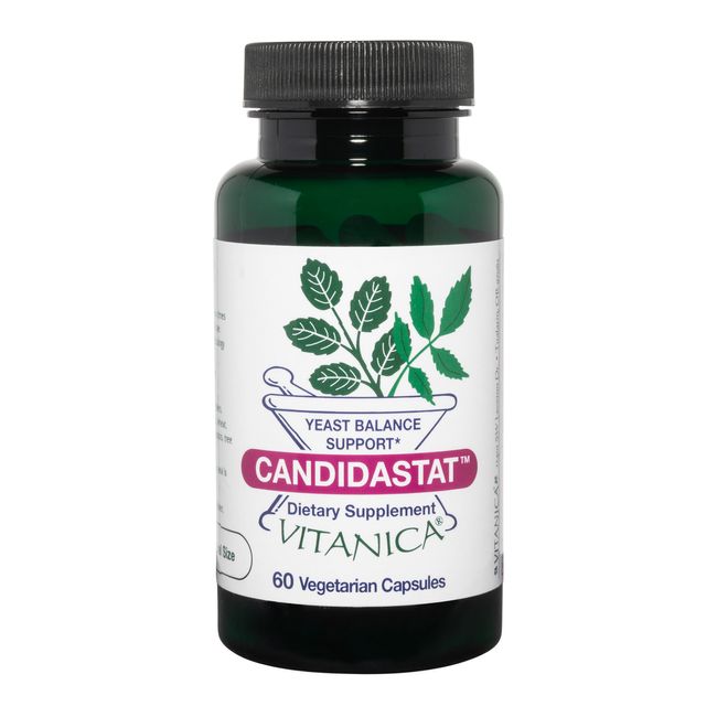 Vitanica, Candidastat, Yeast Balance Support, Vegan,  60 Capsules