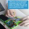 GeeekPi Raspberry Pi 4 Holder ABS Holder Breadboard Holder Kit For Raspberry Pi 4B,3B+,3B,2B,B+,ZERO,ZERO W,ZERO W2,Arduino UNO,Arduino Mega 2560 (Blue)