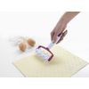 Metaltex 18 x 12 cm Dough Docker Pastry Roller, White