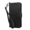 wisers Google Pixel 7a Case Notebook Type Compatible Smartphone Case (Black) with 2 Straps (Hand Strap/Neck Strap) 2023 New Model