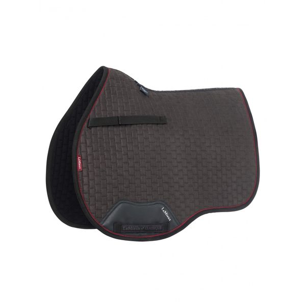LeMieux Suede GP Square Saddlepad - Cinder Small/Medium