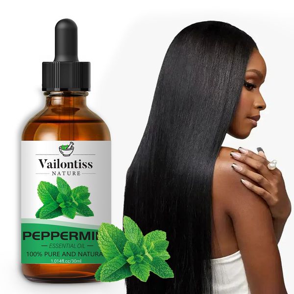 Vailontiss Peppermint Oil, Scalp & Hair Strengthening Oil, hair oils for Hair Growth, Dandruff Removal and Hair Strengthening for All Hair Types(Rosemary Oil, 30ml)