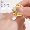 Beaupretty 2pcs Roller Bottles - Essential Oil Roll On Bottles with Crown Cap, 15ml