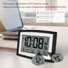 Battery Operated Atomic Clock with Temperature & Humidity - Perfect for Seniors