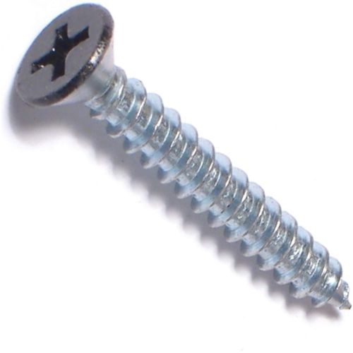 Hard-to-Find Fastener 014973160364 Phillips Flat Hinge Screws, 9 x 1-1/4, Piece-25 , Black