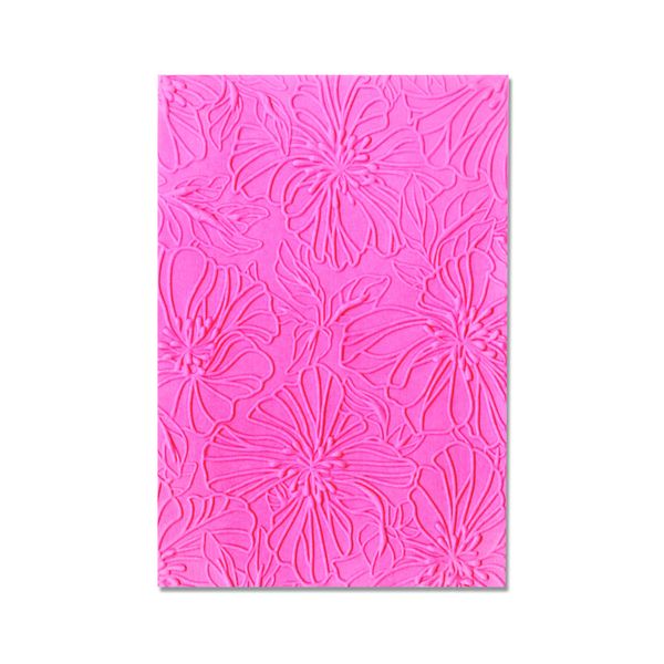 Sizzix 3-D Textured Impressions Embossing Folder Azaleas, One Size