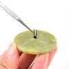 Belerry 5 Pcs Eyelash Extension Jade Stones Glue Stone Holders Fake EyeLash Base 2 Inch