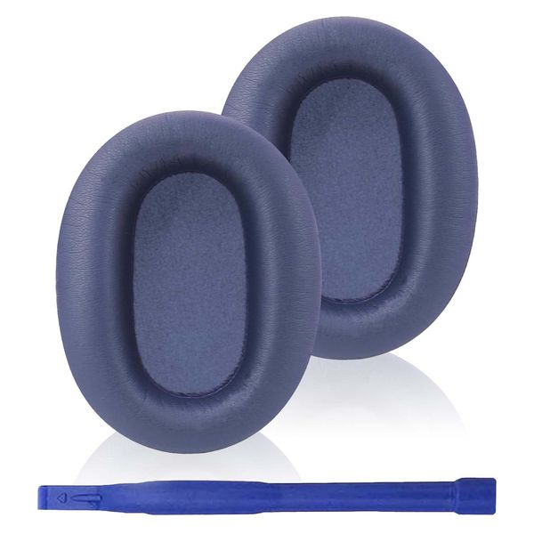 Adhiper WH-CH710N Ear Pads Compatible with Sony WH-CH700N,WH-CH710N,WH-CH720N Headphones, Replacement Ear Pads with Soft Protein Leather and Memory Foam（Blue）