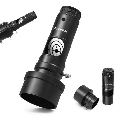 Astromania Laser Collimator for Newtonian Dobsonian Marca Telescopes, Telescope Alignment 1.25 Inch 7 Bright Levels with 2 Inch Adapter, Great Telescope Accessory Laser Alignment Tool for Collimation