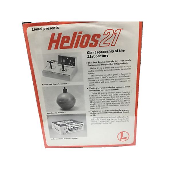 1960's Lionel Helios-21 Giant Toy Spaceship Sales Brochure Catalog