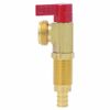 Sharkbite 24998A 1/2" Pex Barb Washing Machine Valve, Hot, Brass