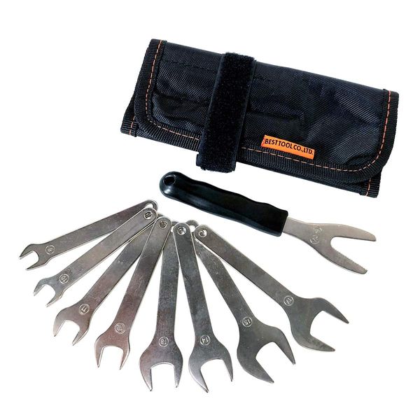 Best 9pcs Flat Nine Thin Mouth Spanner FW9-817