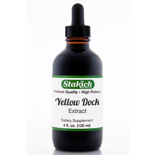 Stakich Yellow Dock (Rumex crispus) 4 oz Liquid Extract