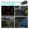 MOXRUQ Coolant Temperature Sensor, Lower Radiator Hose Coolant Temperature Sensor Replacement OEM 13621433077, Compatible with E87 E81 3er E46 E90 E91 5er E39 E60 F10 (Black)
