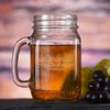 Bridesmaid Custom Wedding Party Gift Mason Jar (Single 1)
