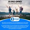 Zero Grid Passport Wallet - Travel Document Holder w/RFID Blocking, Black, One Size, Single