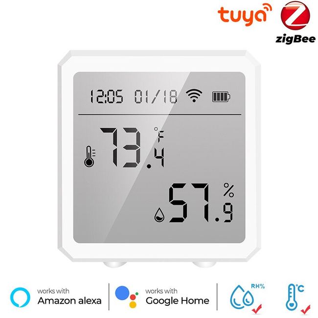 Tuya Smart Wifi Water Temperature Humidity Sensor Indoor Outdoor