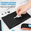 DLseego Protective Cover for Switch 2 Console,Anti Scratch Sturdy Dockable Protector Case with 2 Handle Shell and 6PCS Thumb Grips,Black