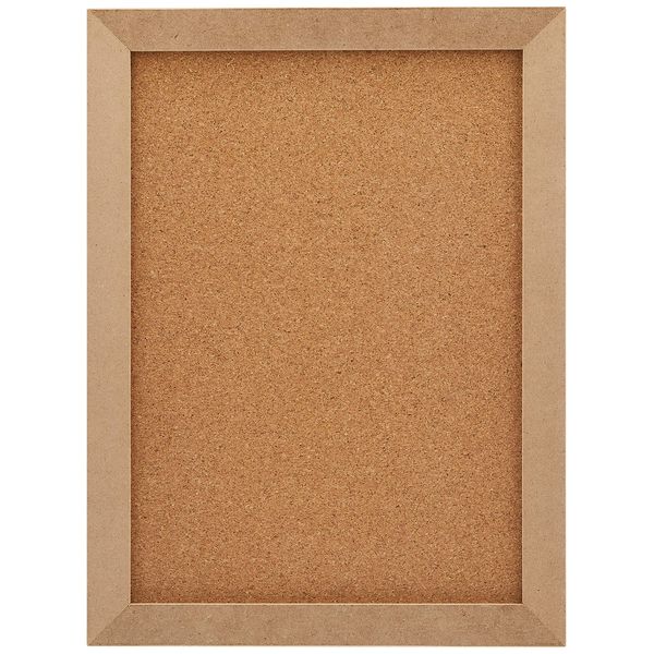 Magnetic Pin Cork Board with Strong Magnets, 0.5 Inch (12 mm) Thickness, Portrait or Landscape Use, browns