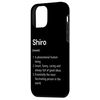 iPhone 12 mini Shiro Name Definition Funny Dictionary Smartphone Case